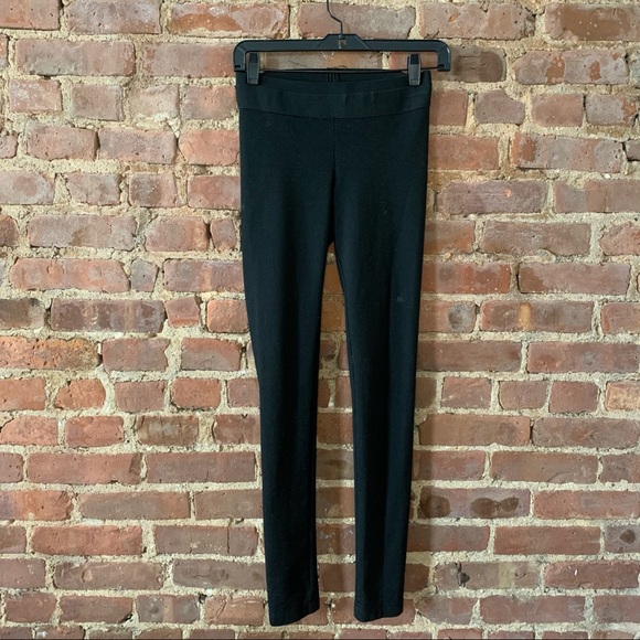 Vintage BCBGMaxAzria Black Mid Rise Legging w/ Back Leg Zippers - Picture 6 of 11